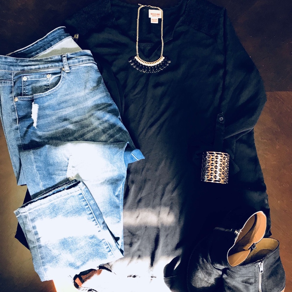 Black sheer Blouse